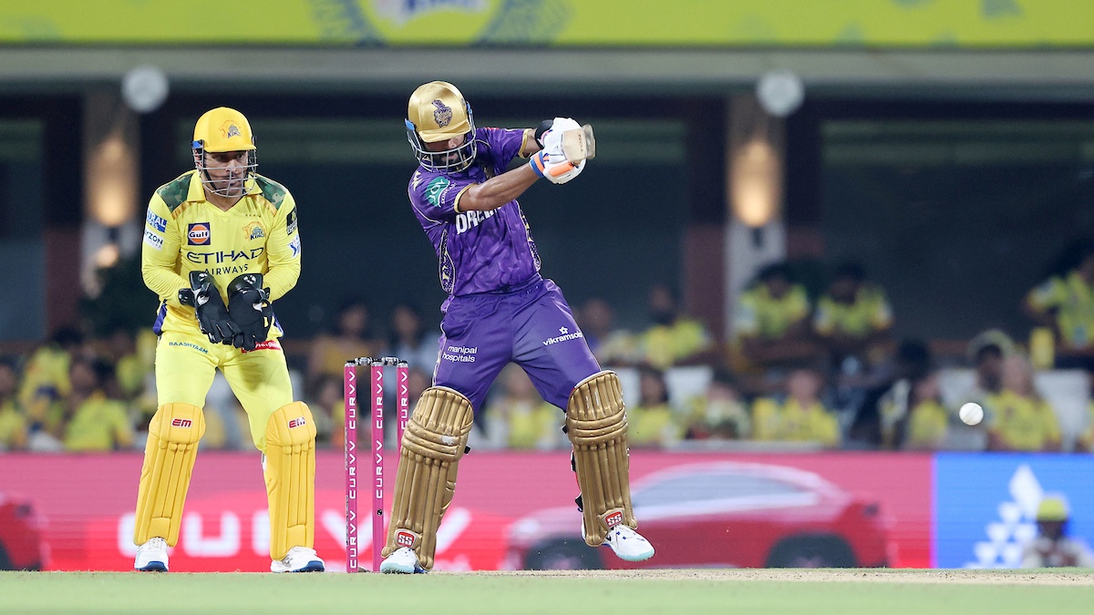 Rahane bats