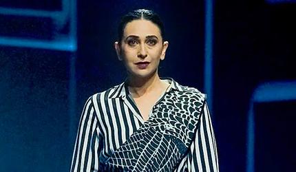 karisma kapoor for satya paul at fdci x lakme fashion week 2025