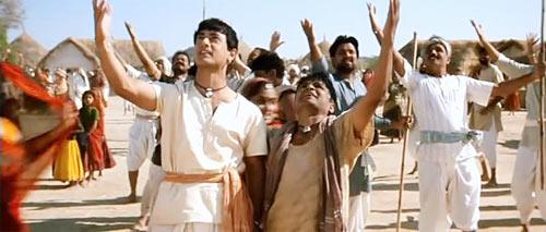 A scene from Lagaan