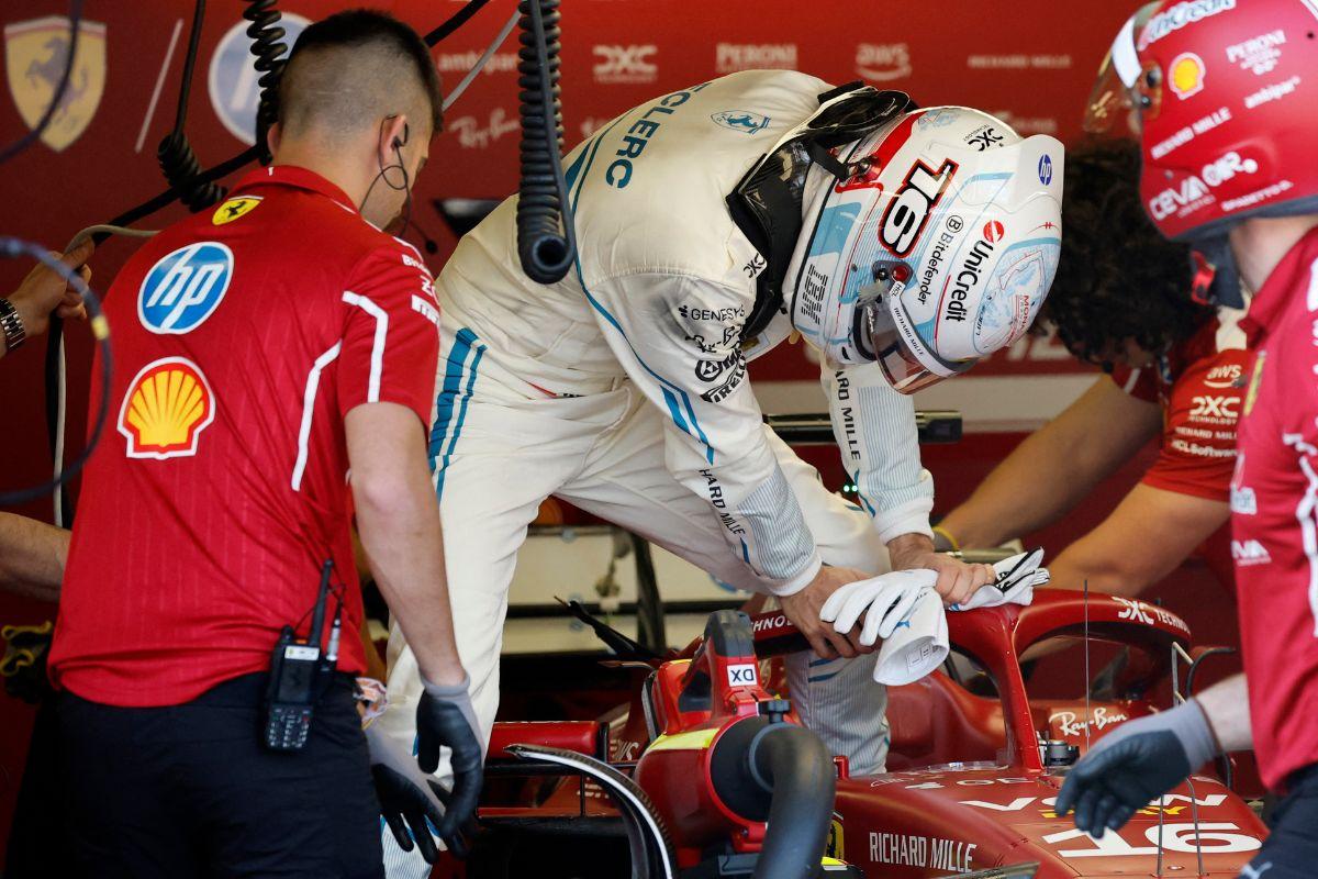 Ferrari's Charles Leclerc after practice at Circuit de Monaco, Monaco at the  Monaco Grand Prix on Friday 